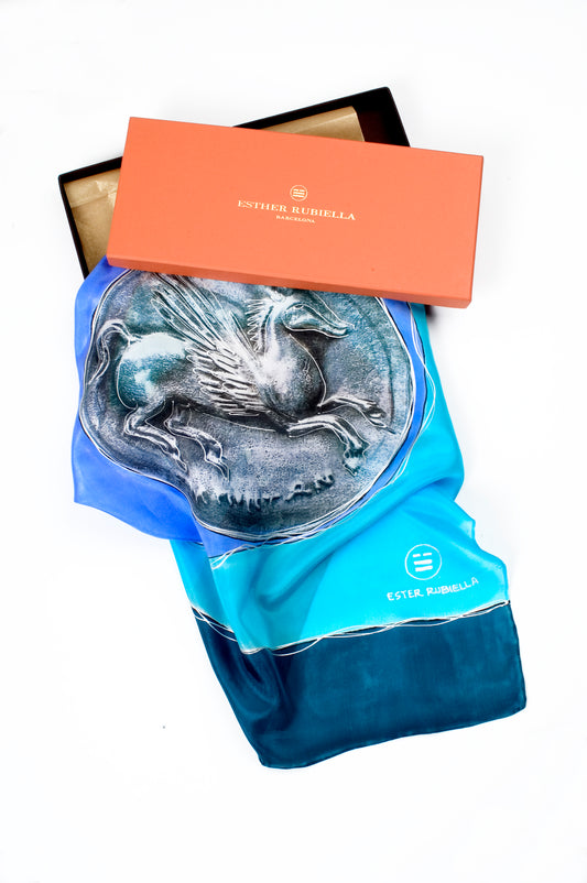 Foulard de Seda Pegasus